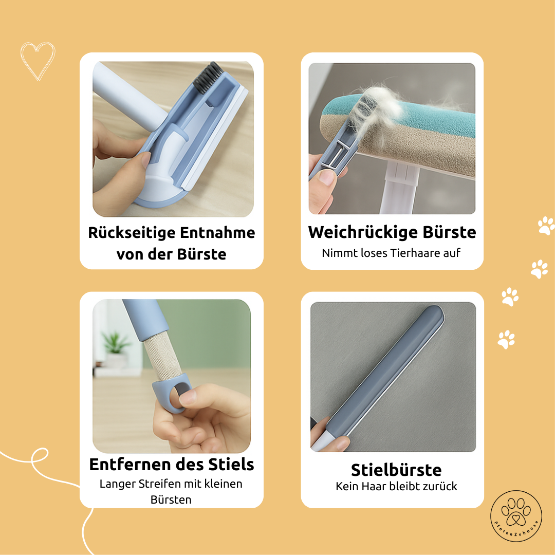PfotenZuhause™ 3-in-1 Tierhaarentferner