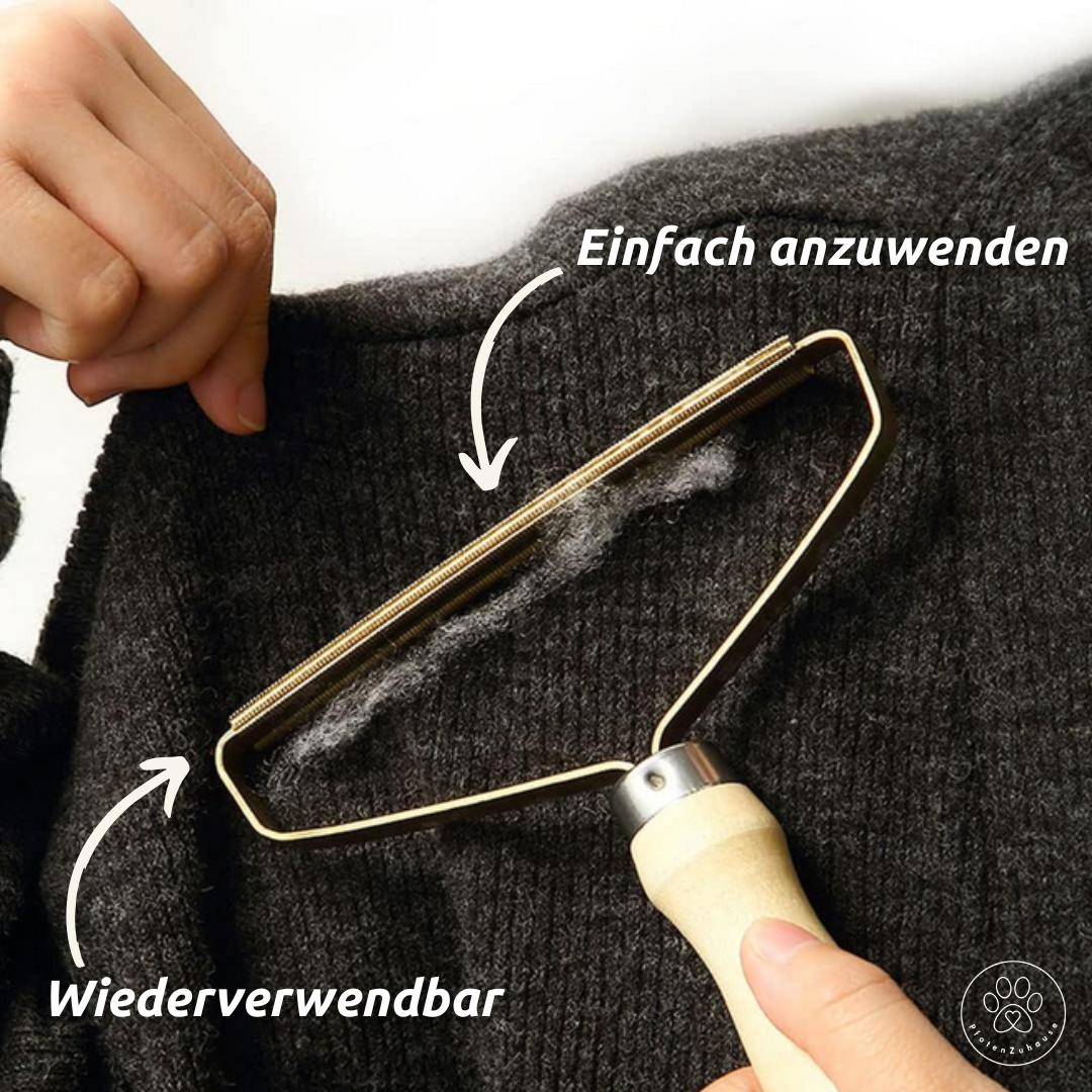 PfotenZuhause™ Anti-Haar & Fusselbürste