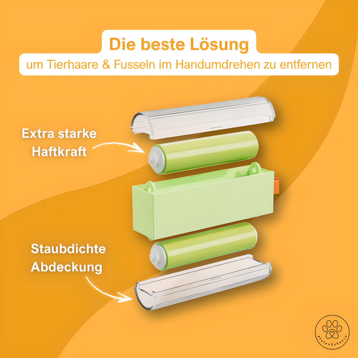 FellFix™ – Waschbarer Fussel- & Tierhaarroller